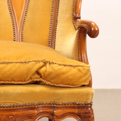 Pair of Bergère in Baroque Style