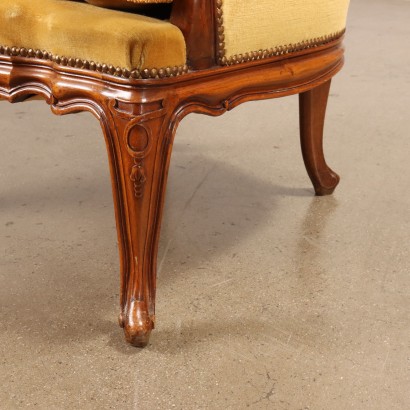 Pair of Bergère in Baroque Style