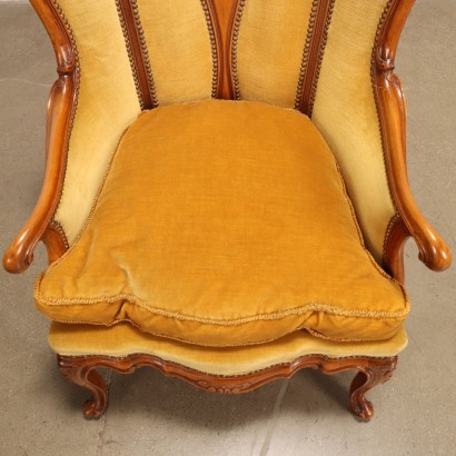Pair of Bergère in Baroque Style