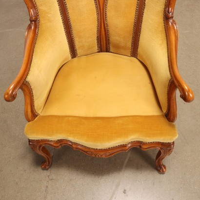 Pair of Bergère in Baroque Style