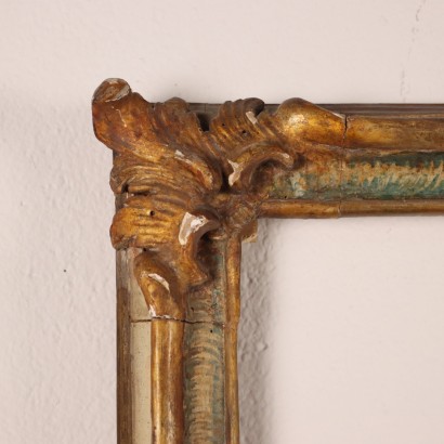 Lacquered and gilded Baroque frame