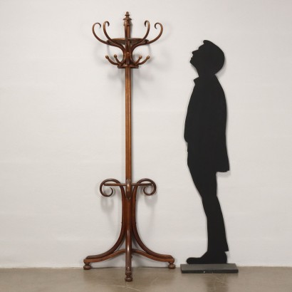 Thonet-type coat hanger