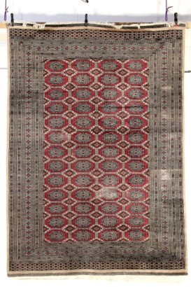 antiquariato, tappeti, Tappeto pakistano, 1970, anni 70, Fabbricazione manuale, tappeto anni 70, antiquariato anni 70, pakistan