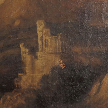 Cuadro de paisaje del lago