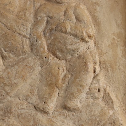 Bas-relief en stuc, Vierge à l'Enfant et aux anges