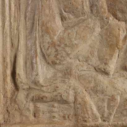 Bas-relief en stuc, Vierge à l'Enfant et aux anges