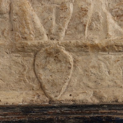 Bas-relief en stuc, Vierge à l'Enfant et aux anges