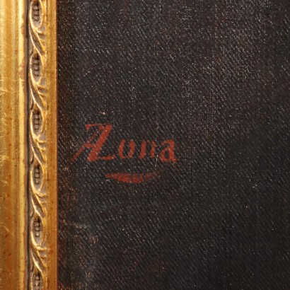 Gemälde von Antonio Zona, Porträt von Giovanni Strazza, Antonio Zona, Antonio Zona, Antonio Zona