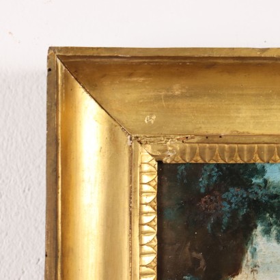 Dipinto Paesaggio con Figure