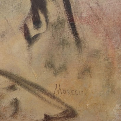 Pintura de Domenico Morelli,Retrato de una mujer joven,Domenico Morelli,Domenico Morelli,Domenico Morelli,Domenico Morelli,Domenico Morelli