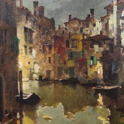 Dipinto di Felice Giordano,Calle a Venezia,Felice Giordano,Felice Giordano,Felice Giordano