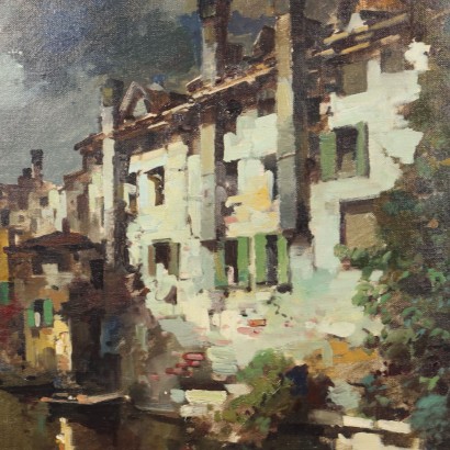 Dipinto di Felice Giordano,Calle a Venezia,Felice Giordano,Felice Giordano,Felice Giordano