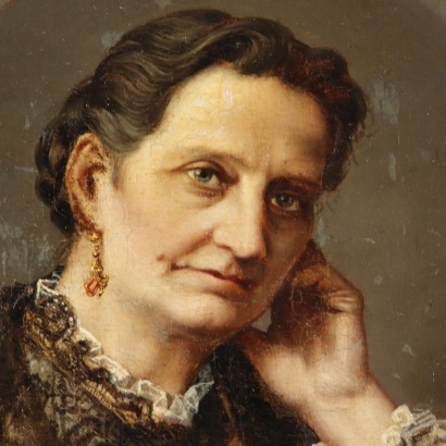 Pintura de Giacomo Favretto,Retrato femenino,Giacomo Favretto,Giacomo Favretto,Giacomo Favretto,Giacomo Favretto