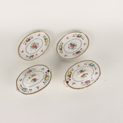 Deux bols de légumineuses et deux saucières Spode Cop