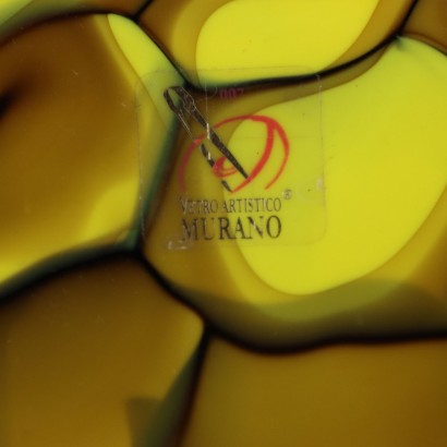 centro de mesa de cristal de murano