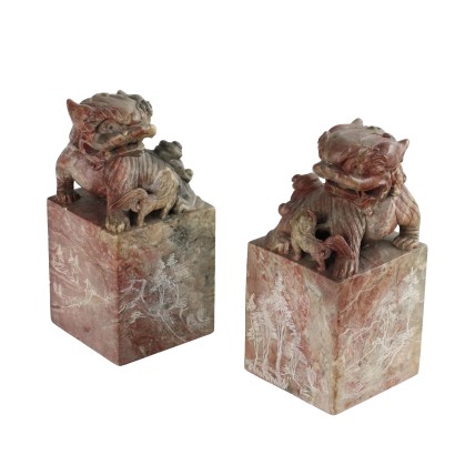 Coppia di Sigilli in Steatite
