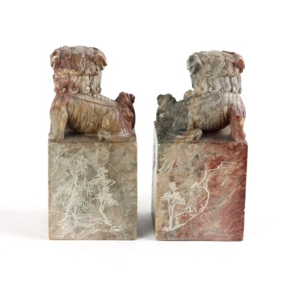 Coppia di Sigilli in Steatite
