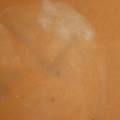 watercolor on paper Face, Painting attributable to Giacomo Manzù, Giacomo Manzù, Giacomo Manzù, Giacomo Manzù, Giacomo Manzù