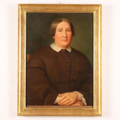 Gemaltes Frauenporträt