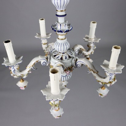 Capodimonte porcelain chandelier
