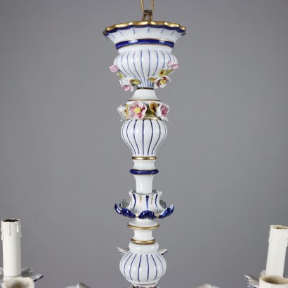 Capodimonte porcelain chandelier