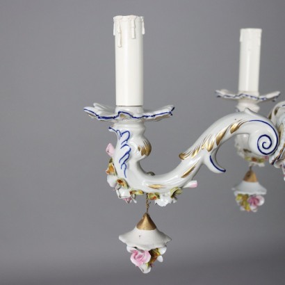 Capodimonte porcelain chandelier