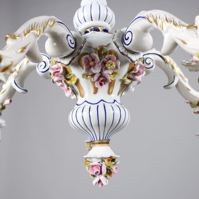 Capodimonte porcelain chandelier