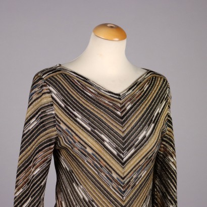 Langes Missoni-Kleid