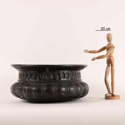 Lavabo de cobre de fabricación toscana