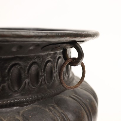 Lavabo de cobre de fabricación toscana