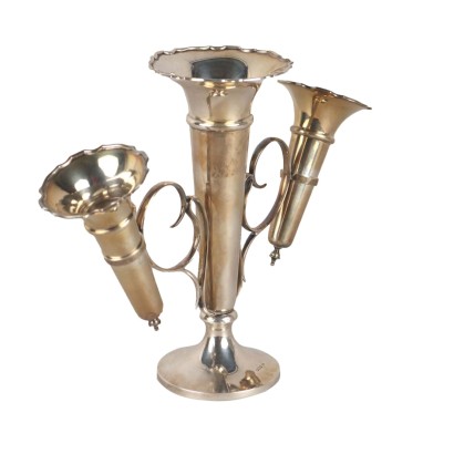 Walker & Hall Florero de plata esterlina