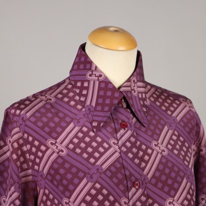 Ferragamo Camicia Vintage in Seta con