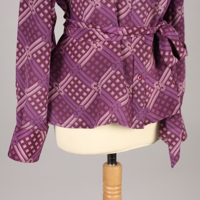 Ferragamo Camicia Vintage in Seta con