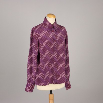 Ferragamo Camicia Vintage in Seta con