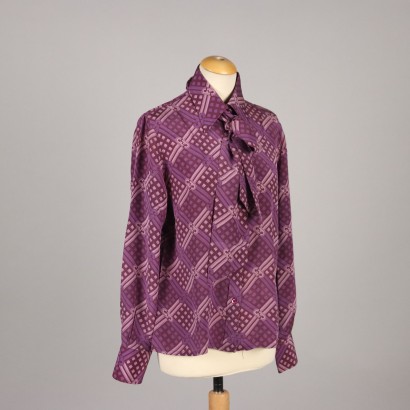 Ferragamo Camicia Vintage in Seta con
