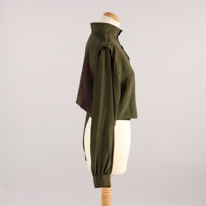 Pancaldi Maglia Vintage Seta con Cavalli