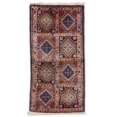 Tapis Ancien Asiatique Laine Noeud Gros Fait à la Main
