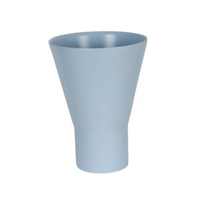 Vase Ancien Lavenia Guido Andlovitz des Années 50 Céramique Bleu Clair