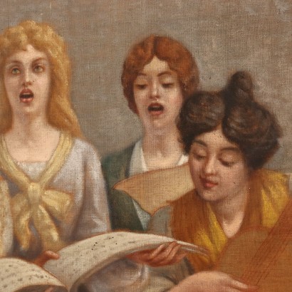 Dipinto con Scena di Concerto