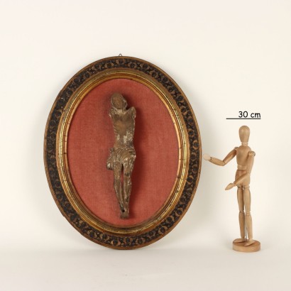 Christ Wooden Sculpture in Frame