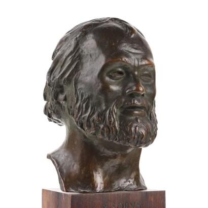 Volto di Esopo in Bronzo