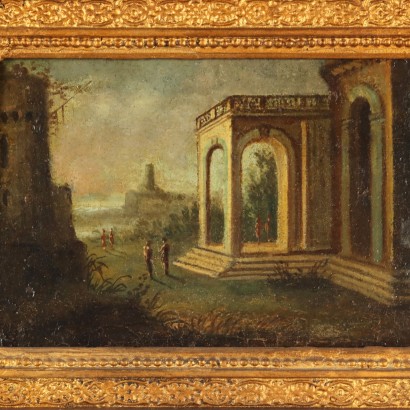 Peinture Capriccio Architectural avec Figure,Capriccio Architectural avec figures