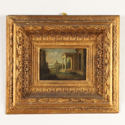 Peinture Capriccio Architectural avec Figure,Capriccio Architectural avec figures