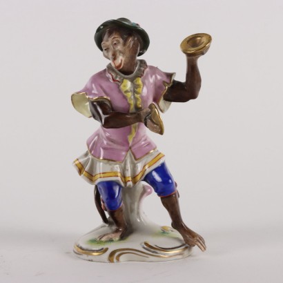Pair of Porcelain Monkeys by