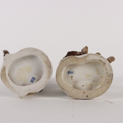 Pair of Porcelain Monkeys by