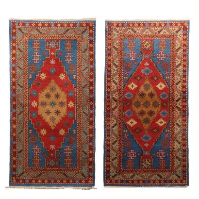 Ancient Samarkanda Carpet Manchuria Cotton Wool Thin Knot