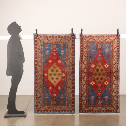 Pair of Samarkand - Manchuria carpets