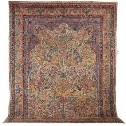 Antique Kerman Laver carpet - Iran