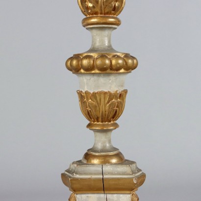 Torciere Eclettico in Legno XIX Secolo