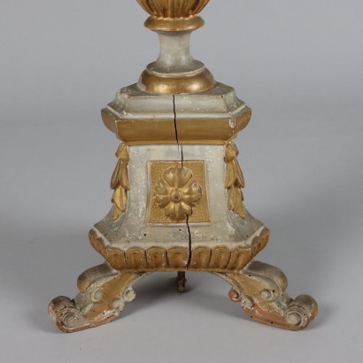 Torciere Eclettico in Legno XIX Secolo